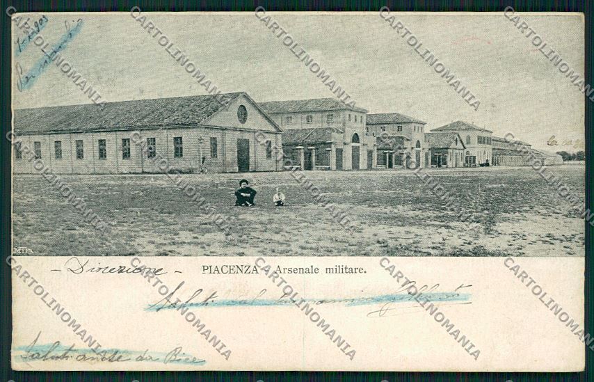 Piacenza Militari cartolina QQ9643 – fronte