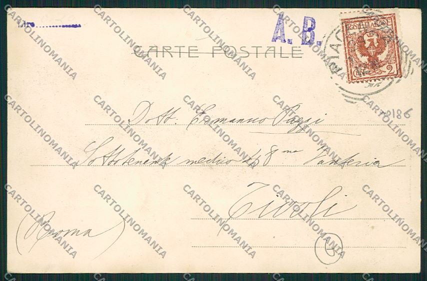 Piacenza Militari Ospedale cartolina QQ9669 – retro