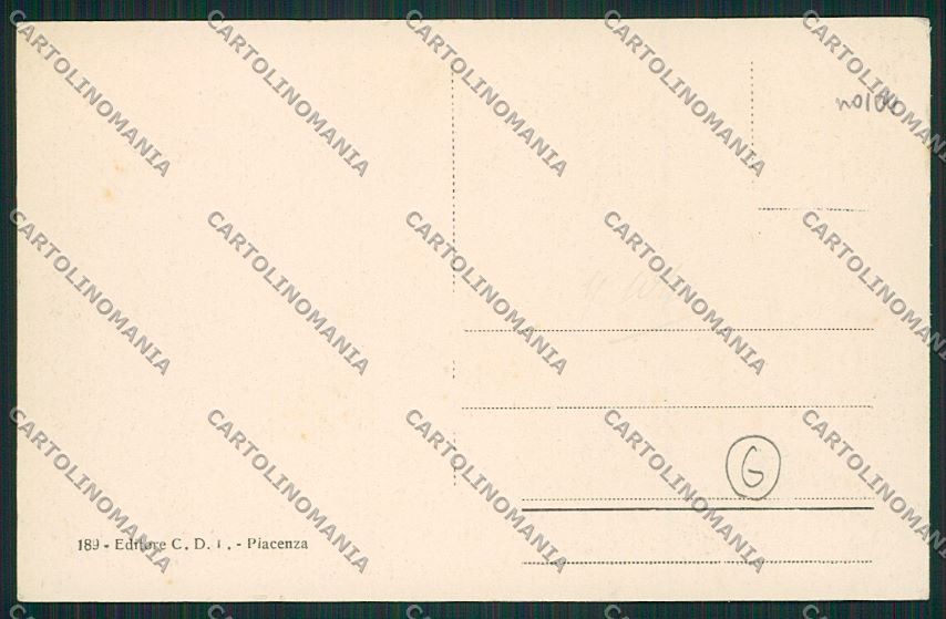 Piacenza Militari Genio Pontieri cartolina QQ9675 – retro
