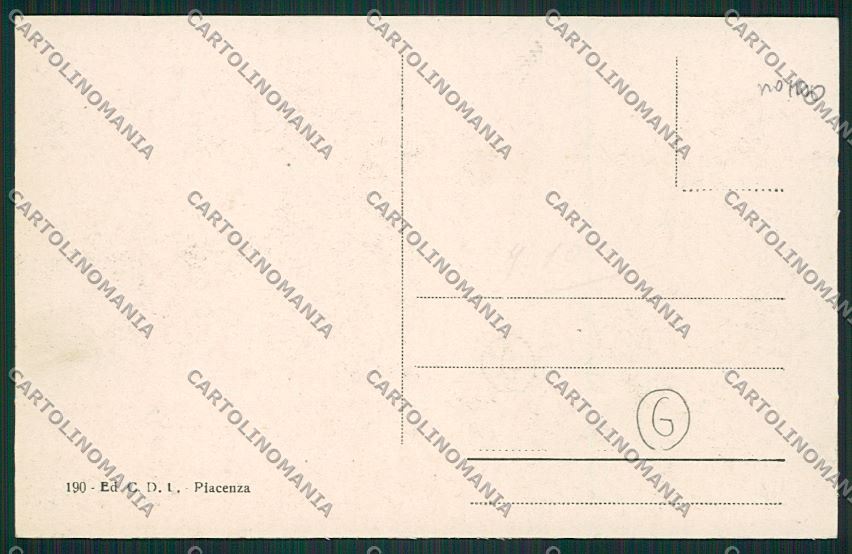 Piacenza Militari Genio Pontieri cartolina QQ9677 – retro