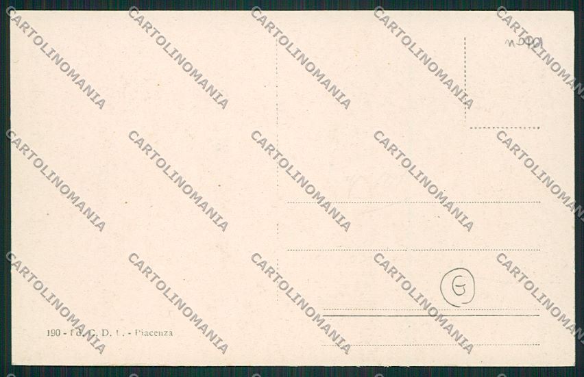 Piacenza Militari Genio Pontieri cartolina QQ9681 – retro