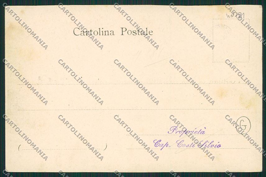 Piacenza Militari Genio Telegrafisti cartolina QQ9688 – retro