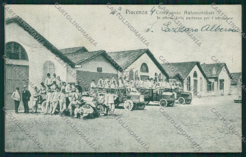 Piacenza Militari Compagnia Automobilisti cartolina QQ9731 – fronte