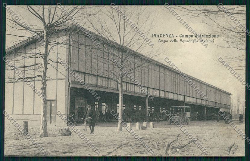 Piacenza Militari Aviazione SCOLLATA cartolina QQ9746 – fronte