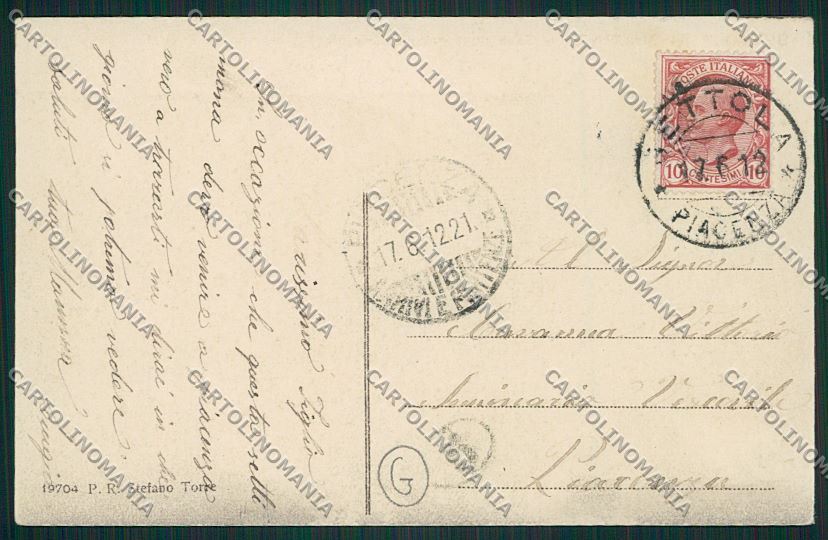 Piacenza Bettola cartolina QQ9755 – retro