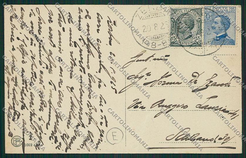 Piacenza Bobbio cartolina QQ9769 – retro