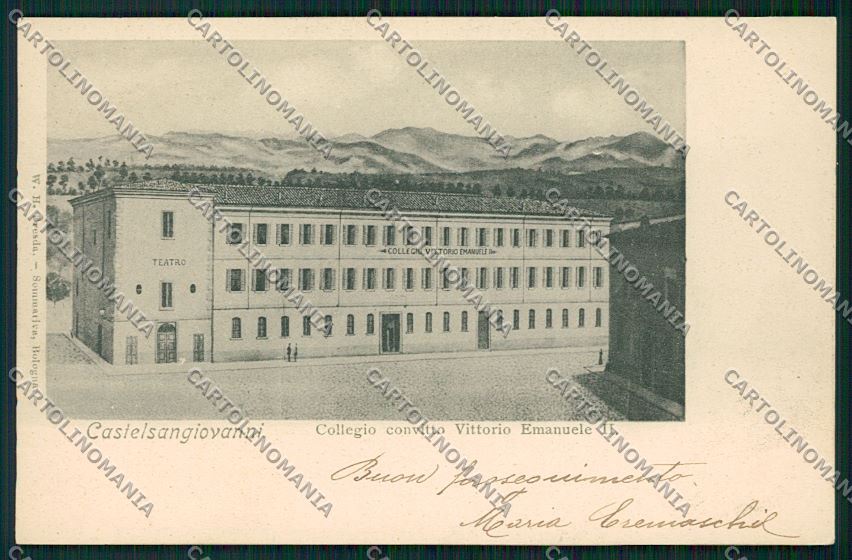Piacenza Castel San Gionanni cartolina QQ9775 – fronte
