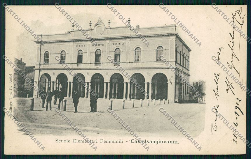 Piacenza Castel San Gionanni cartolina QQ9776 – fronte
