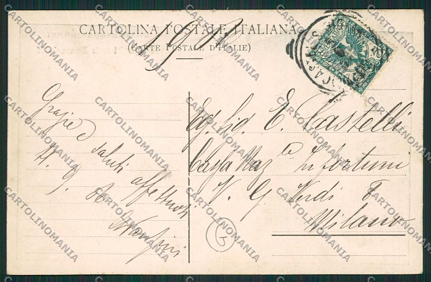 Piacenza Castel San Gionanni cartolina QQ9777 – retro