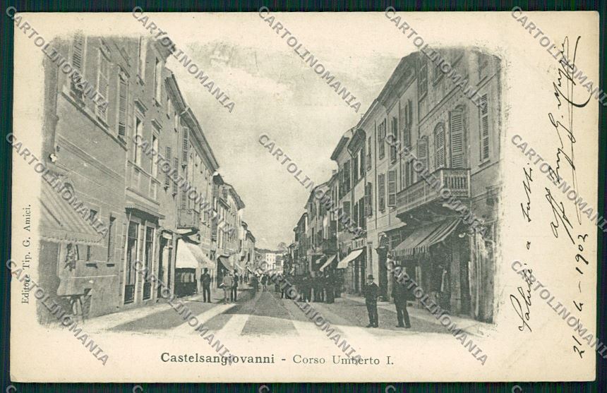Piacenza Castel San Gionanni cartolina QQ9783 – fronte