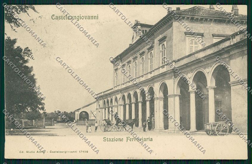 Piacenza Castel San Gionanni Stazione FORO cartolina QQ9784 – fronte