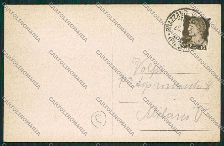Piacenza Grazzano Visconti cartolina QQ9786 – retro