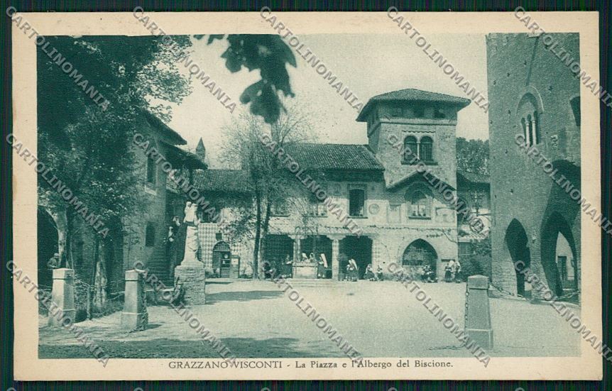 Piacenza Grazzano Visconti cartolina QQ9787 – fronte