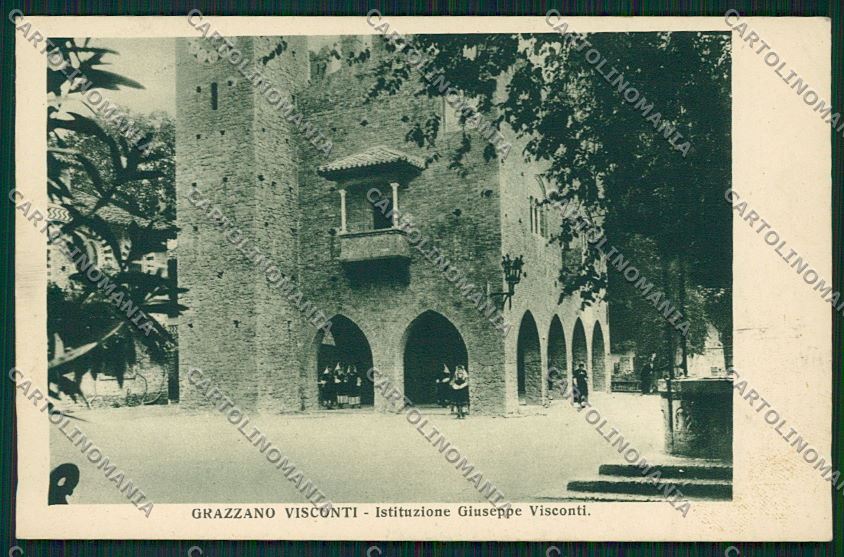 Piacenza Grazzano Visconti cartolina QQ9788 – fronte