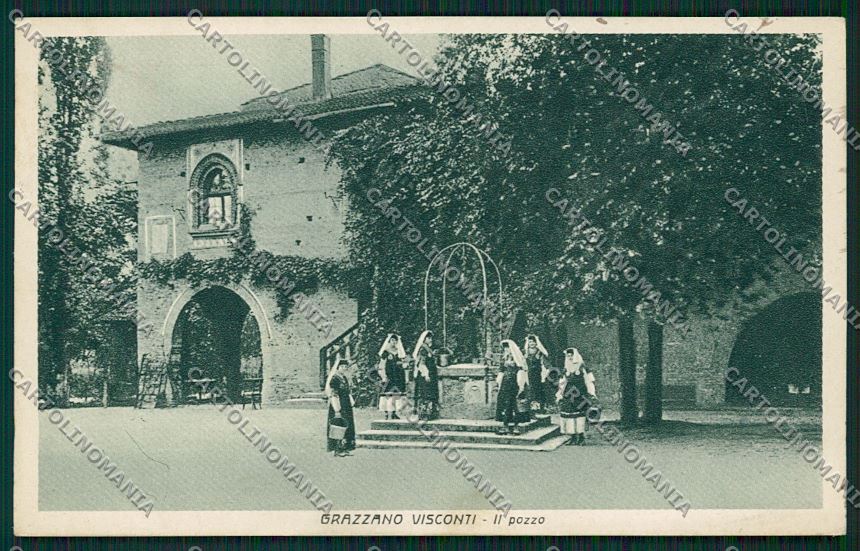 Piacenza Grazzano Visconti cartolina QQ9789 – fronte