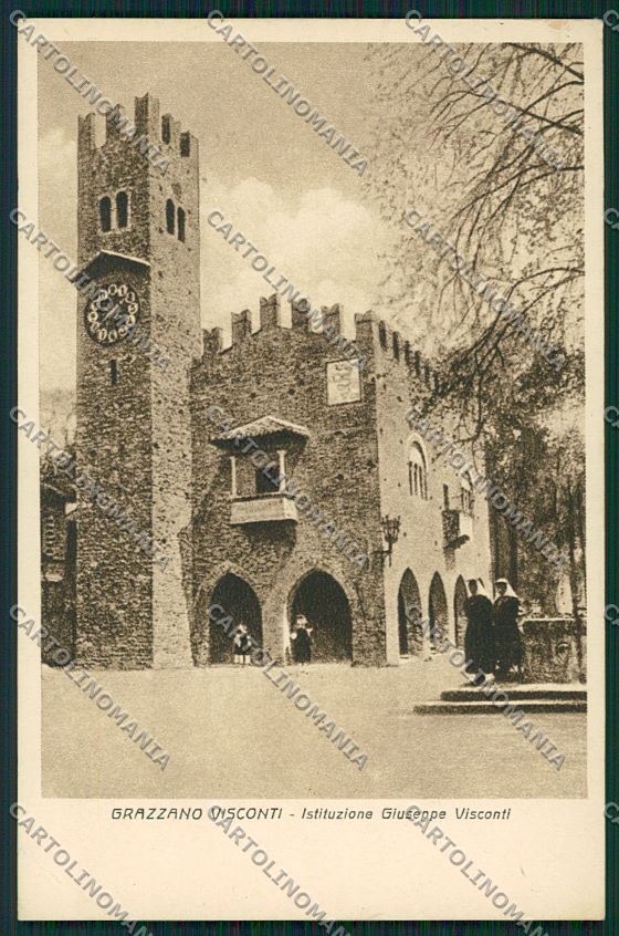 Piacenza Grazzano Visconti cartolina QQ9791 – fronte