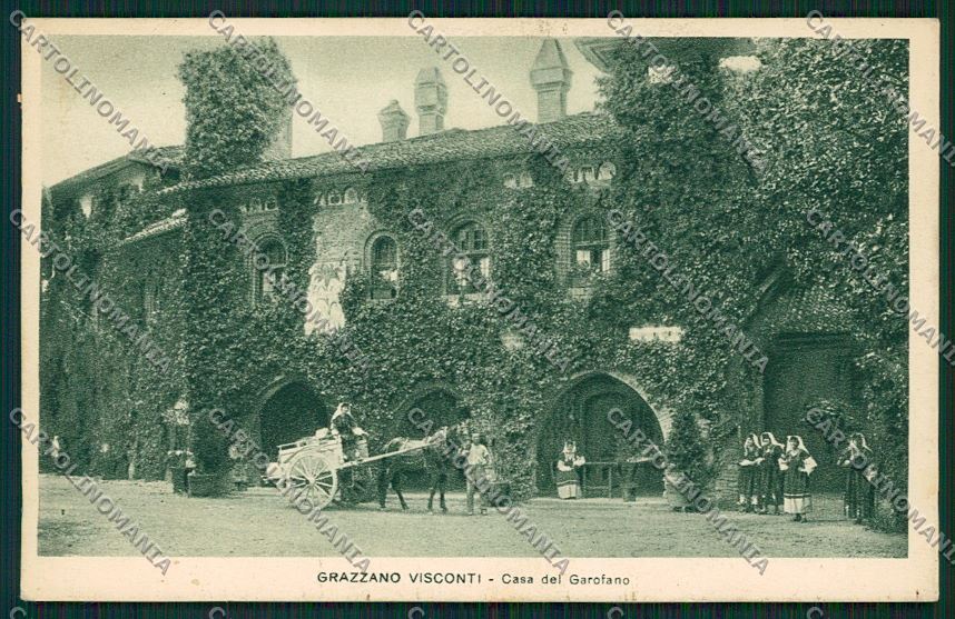Piacenza Grazzano Visconti cartolina QQ9793 – fronte