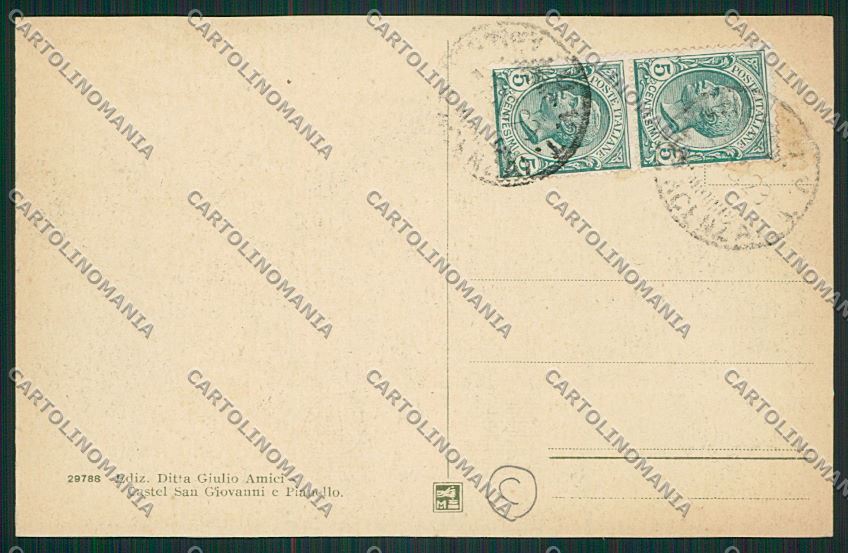 Piacenza Pianello Val Tidone cartolina QQ9804 – retro