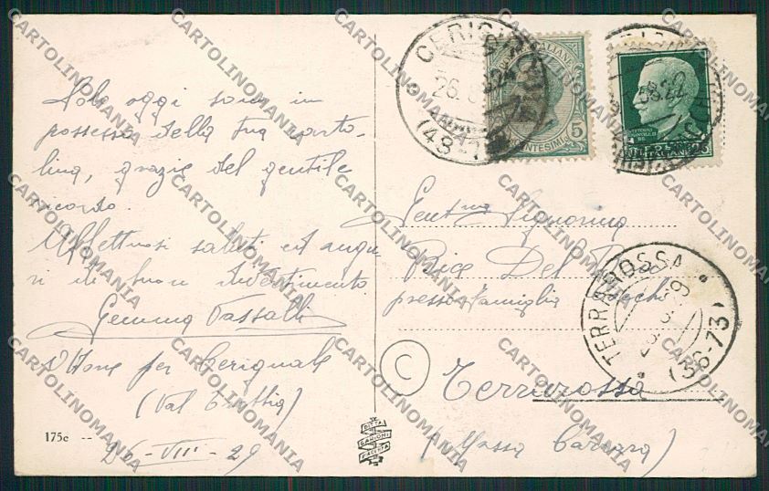 Piacenza Cerignale cartolina QQ9811 – retro