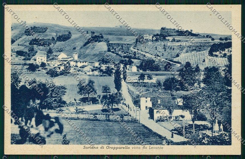 Piacenza Sariano Gropparello cartolina QQ9816 – fronte
