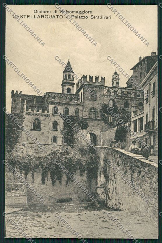Piacenza Castell'Arquato cartolina QQ9825 – fronte