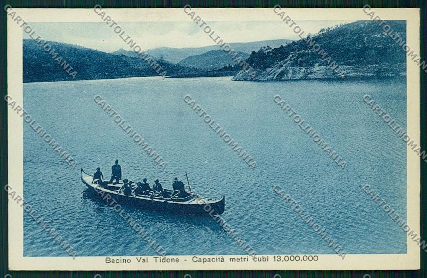 Piacenza Val Tidone Diga Nibbiano cartolina QQ9832 – fronte