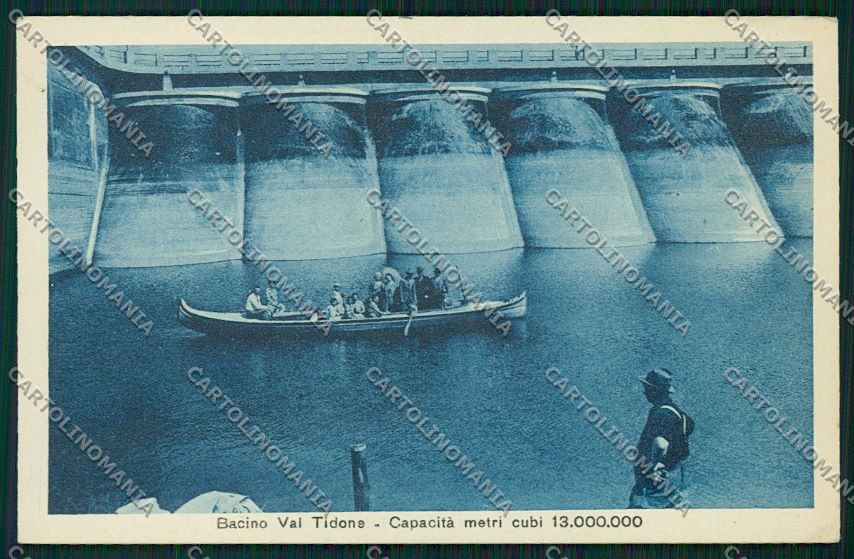 Piacenza Val Tidone Diga Nibbiano cartolina QQ9835 – fronte