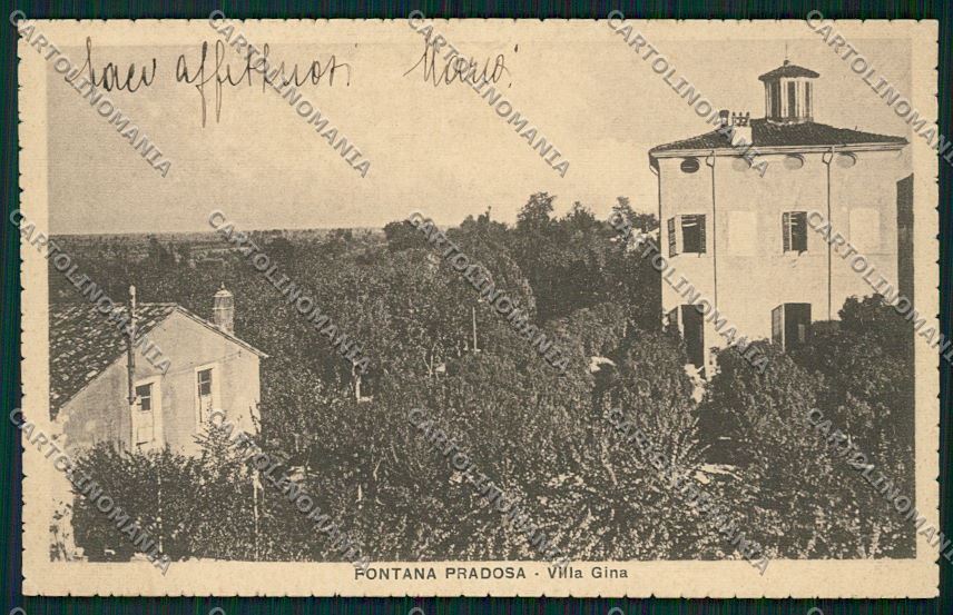 Piacenza Fontana Pradosa cartolina QQ9836 – fronte