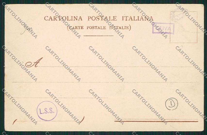 Ravenna città Militari cartolina QQ9858 – retro
