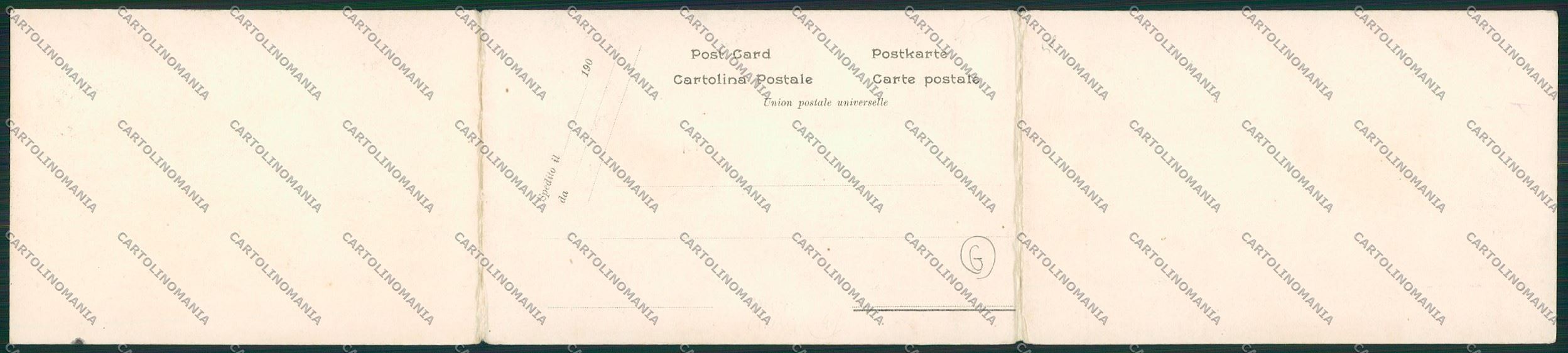 Ravenna città tripla cartolina QQ9879 – retro