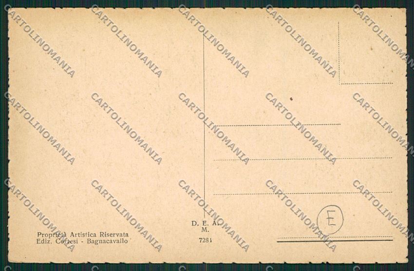 Ravenna Bagnacavallo cartolina QQ9886 – retro