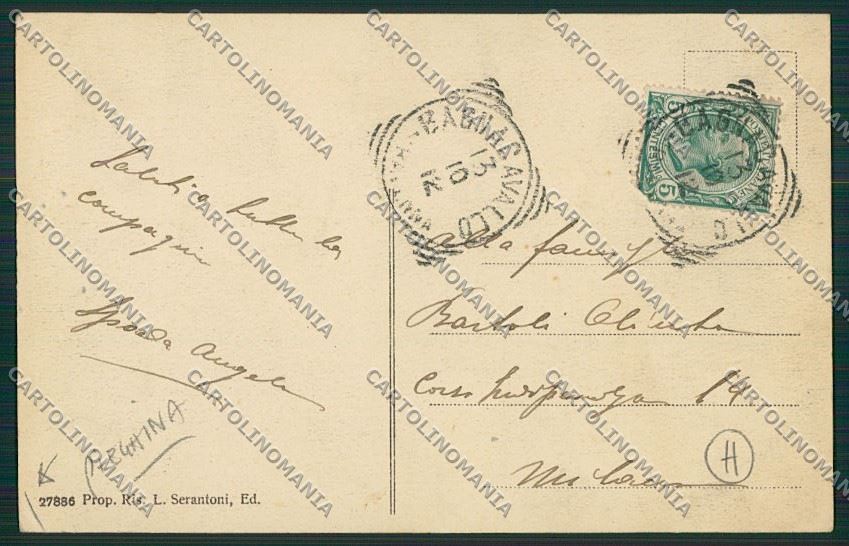 Ravenna Bagnacavallo PIEGHINA cartolina QQ9895 – retro