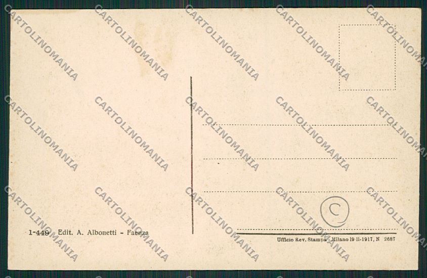 Ravenna Faenza cartolina QQ9949 – retro