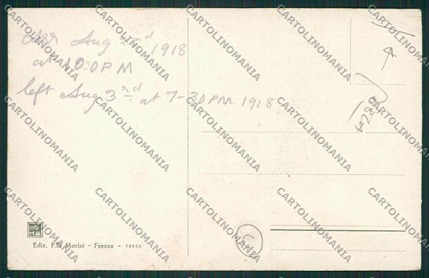 Ravenna Faenza PIEGA cartolina QQ9954 – retro