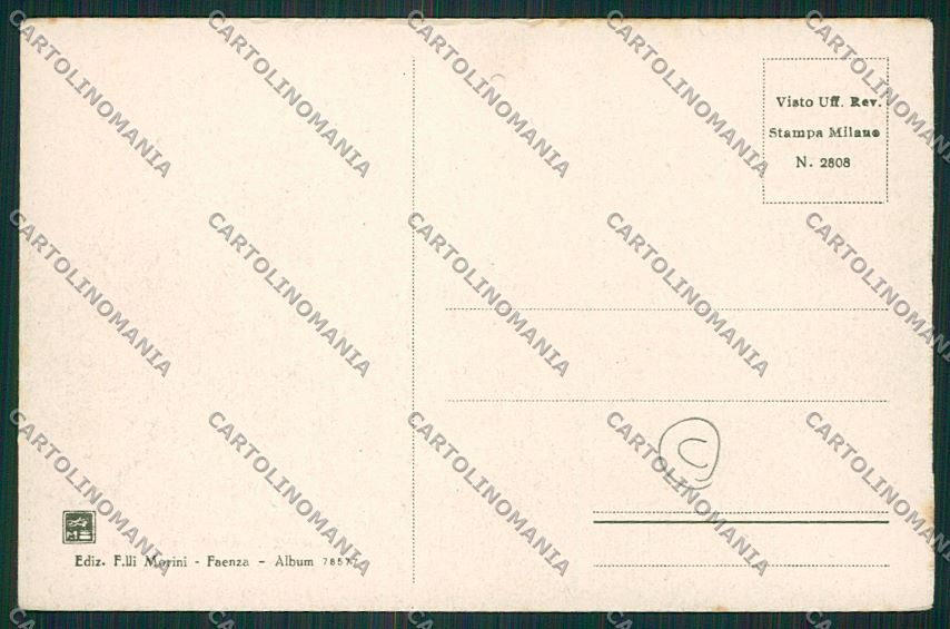 Ravenna Faenza cartolina QQ9962 – retro
