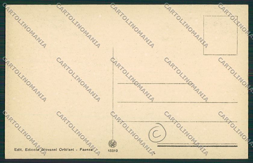 Ravenna Faenza cartolina QQ9965 – retro