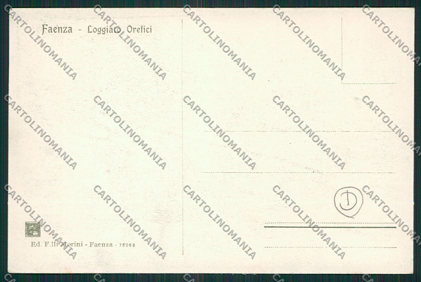 Ravenna Faenza cartolina QQ9966 – retro