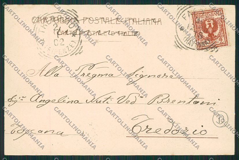 Ravenna Faenza cartolina QQ9975 – retro