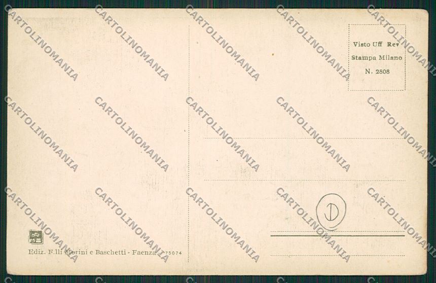 Ravenna Faenza cartolina QQ9983 – retro