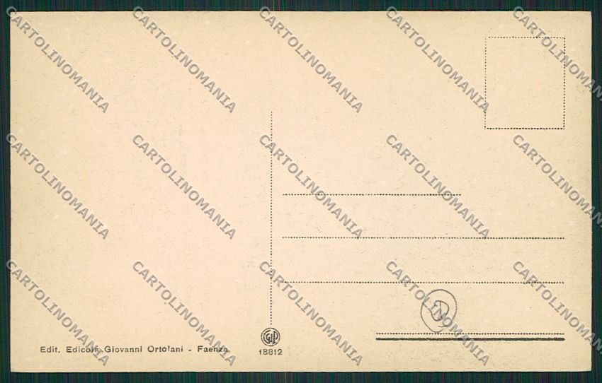 Ravenna Faenza cartolina QQ9987 – retro