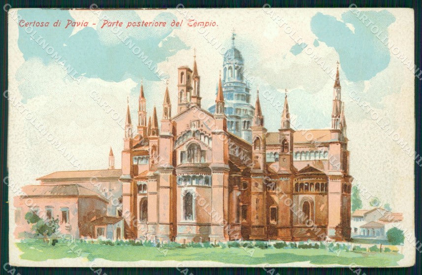 Pavia Certosa di cartolina QT0003 – fronte