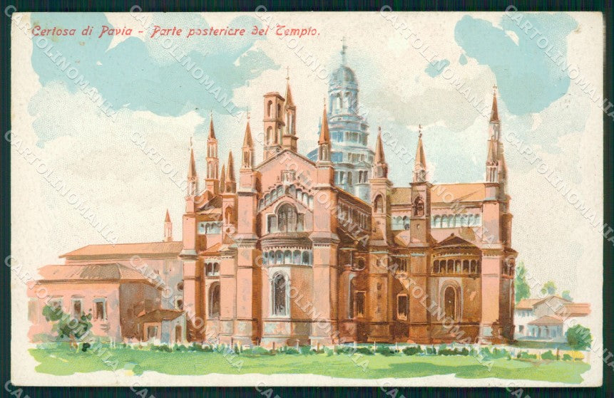 Pavia Certosa di FORO cartolina QT0007 – fronte