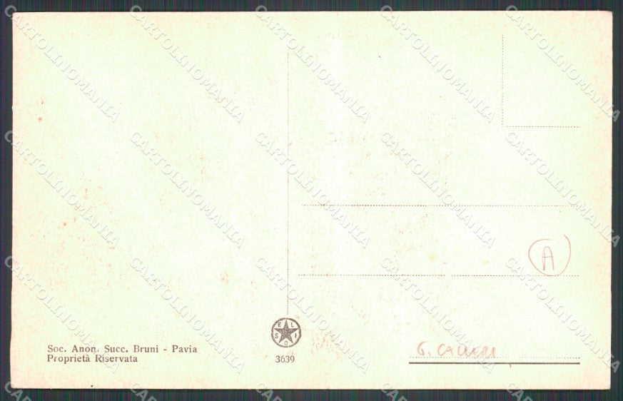 Pavia Città Calleri cartolina QT0011 – retro