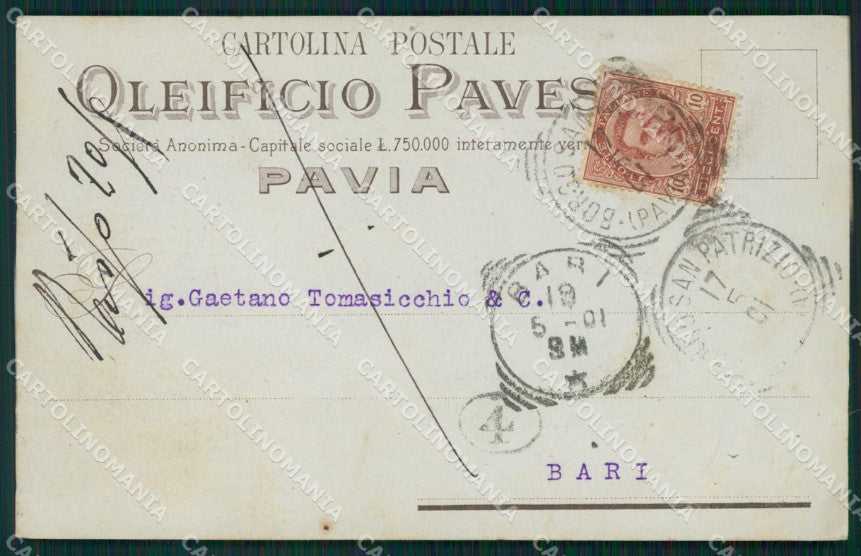 Pavia Città Commerciale cartolina QT0012 – fronte