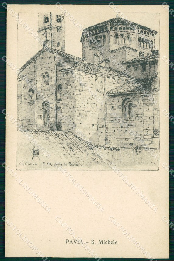 Pavia Città Calleri cartolina QT0013 – fronte