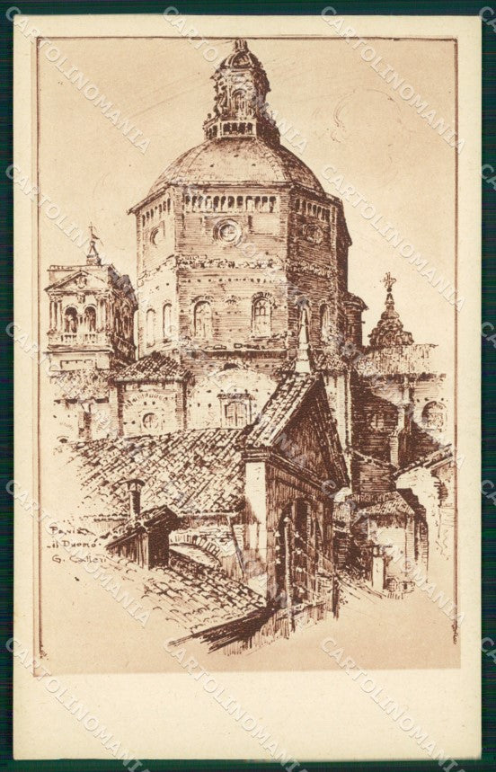 Pavia Città Calleri cartolina QT0023 – fronte