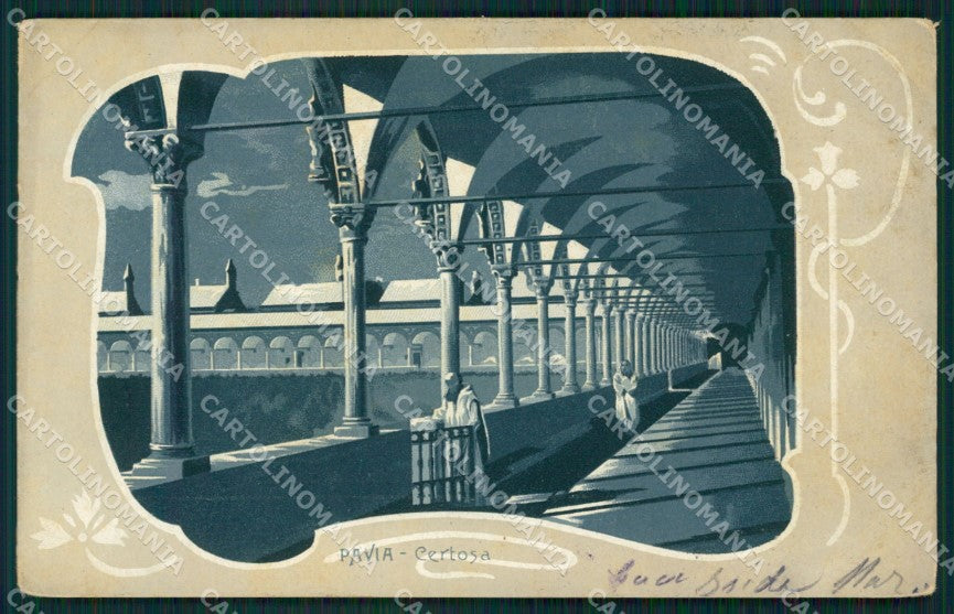 Pavia Certosa di cartolina QT0042 – fronte