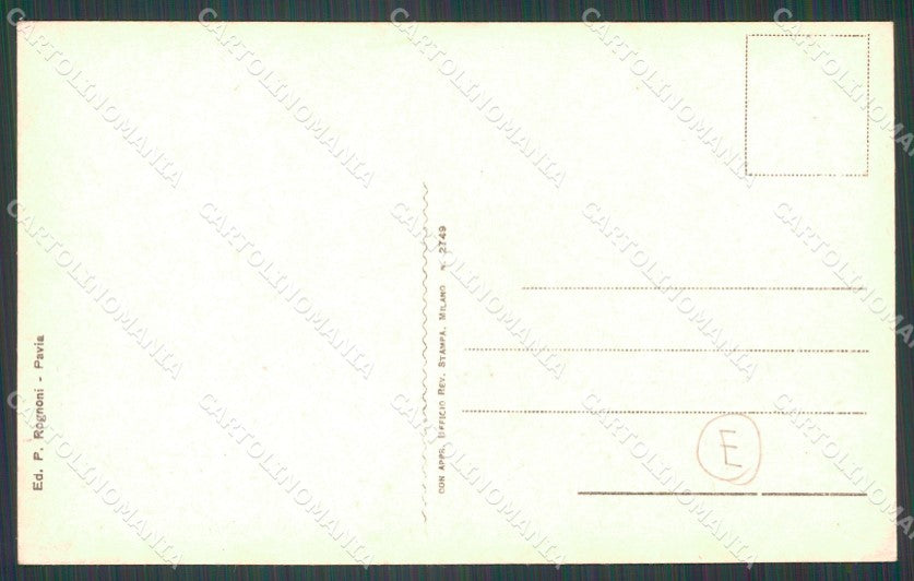 Pavia Città Militari Saluti da RIFILATA cartolina QT0058 – retro
