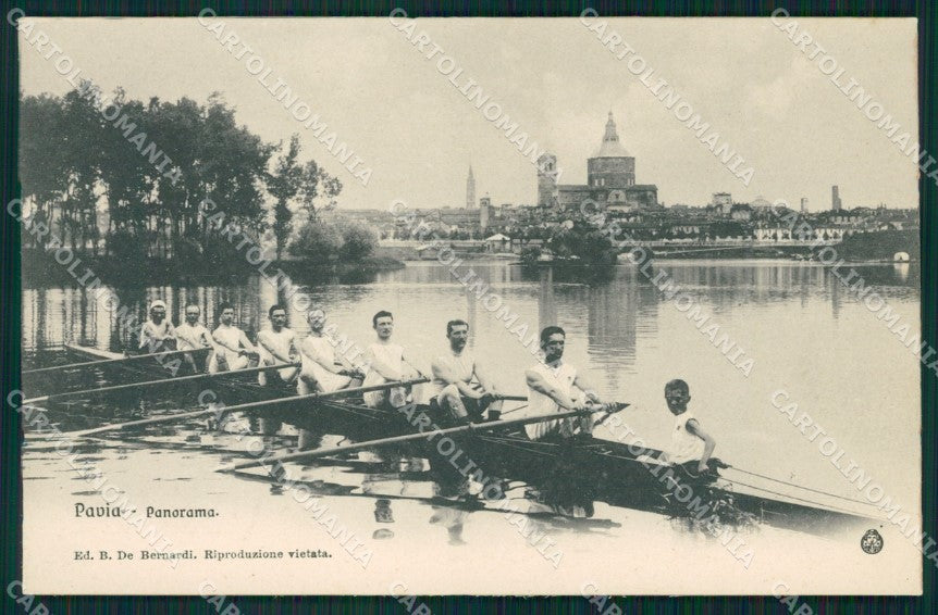 Pavia Città Canottaggio cartolina QT0068 – fronte