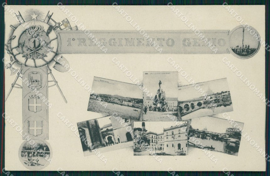 Pavia Città Militari cartolina QT0078 – fronte